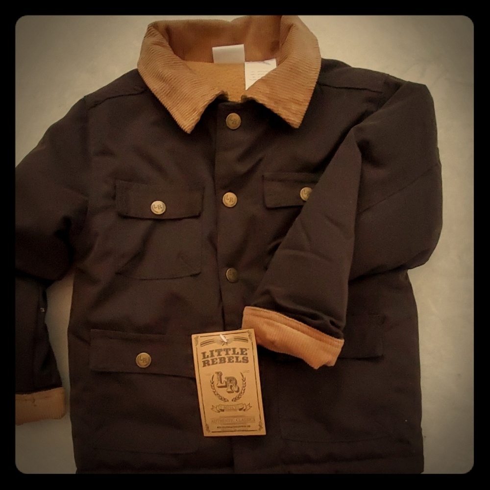 Little Rebels boys fleece coat winter windproof ou
